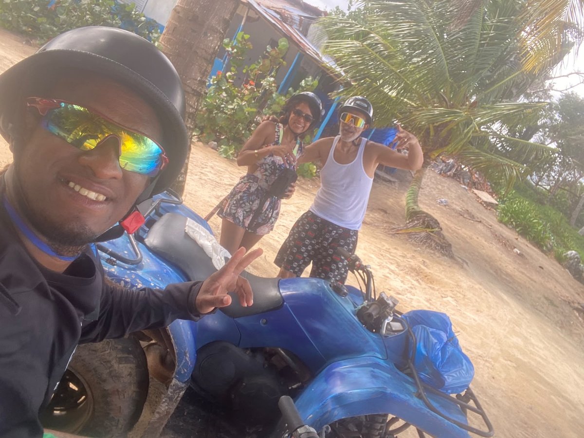 Group on an ATV excursion
