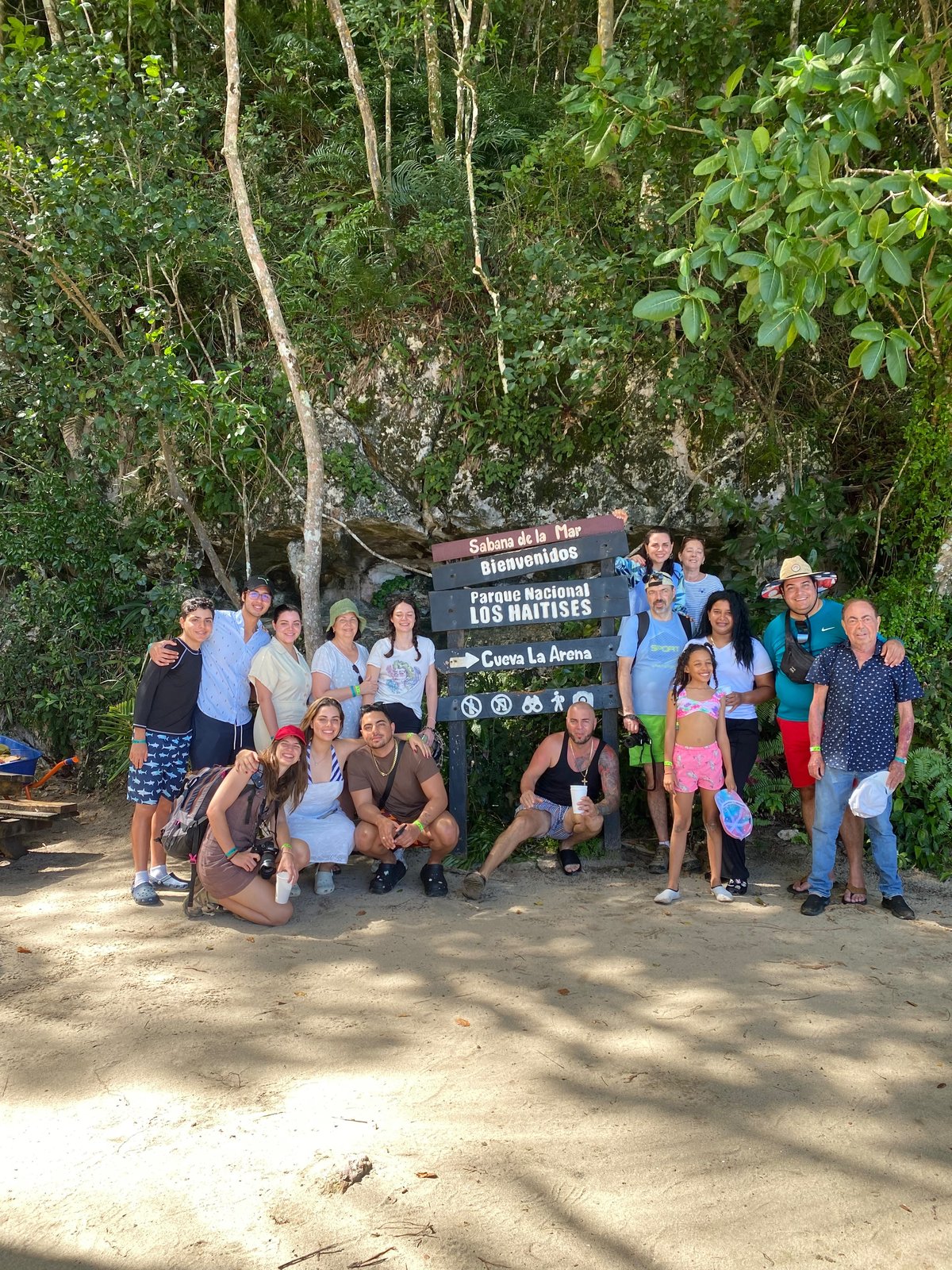 Los Haitises National Park entrance sign